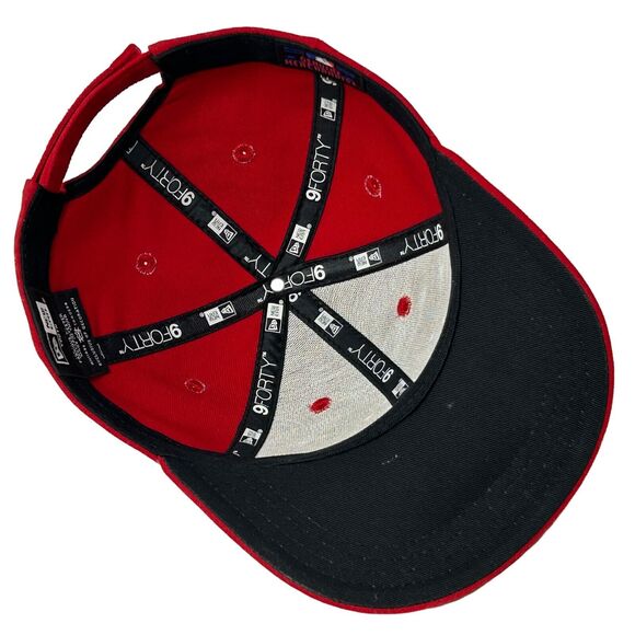 Cincinnati Reds Youth Hat Baseball Cap Jeff Francis Signed New Era Strapback Red - Picture 4 of 11